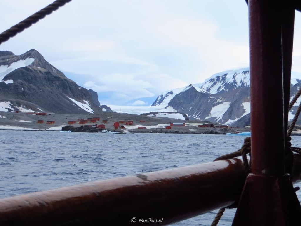 die argentinische Basis "Esperanza" in der Hope Bay, Antarktika