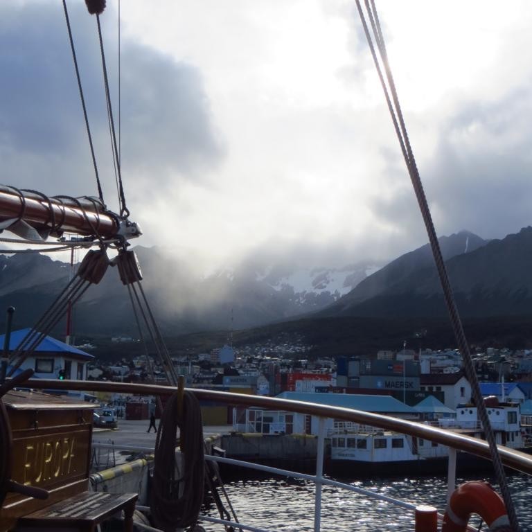 Bark Europa in Ushuaia